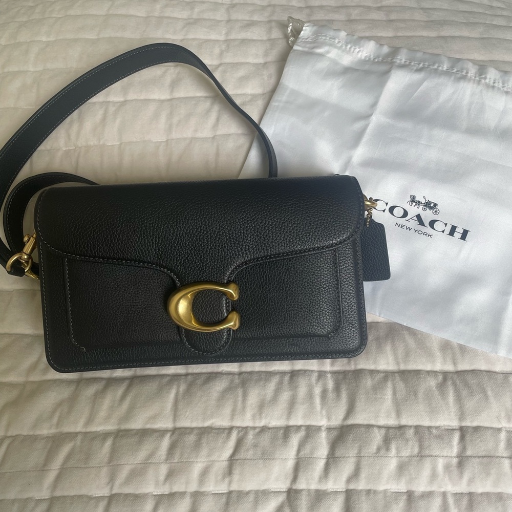 *Brand New* Coach Tabby 26 Black Leather Crossbody Bag